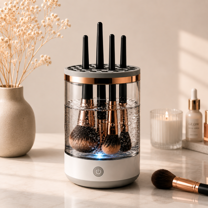 Automatic Makeup Brush Cleaner